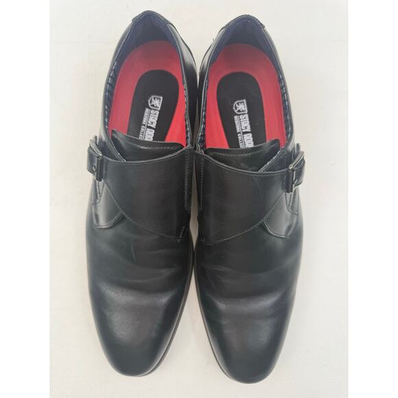 Stacy Adams Black Leather Monk Strap Dress Shoes Mens 11W Office Wedding Formal main image 6